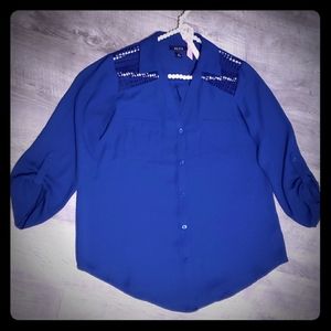 Alyx Blue Button-down Top Shirt